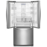 Whirlpool WRF560SFHZ French Door Refrigerator, 30 inch Width, 19.7 cu. ft. Capacity, Optional Ice Maker (Special Order), Stainless Steel colour