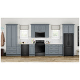 Whirlpool WRF560SMHB French Door Refrigerator, 30 inch Width, 19.7 cu. ft. Capacity, Ice Dispenser (Freezer Located), Black colour