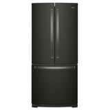 Whirlpool WRF560SMHV French Door Refrigerator, 30 inch Width, 19.7 cu. ft. Capacity, Ice Dispenser (Freezer Located), Black Stainless Steel colour