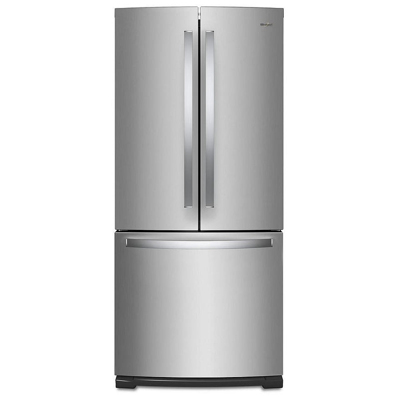 Whirlpool WRF560SMHZ French Door Refrigerator, 30 inch Width, 19.7 cu. ft. Capacity, Ice Dispenser (Freezer Located), Stainless Steel colour