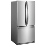Whirlpool WRF560SMHZ French Door Refrigerator, 30 inch Width, 19.7 cu. ft. Capacity, Ice Dispenser (Freezer Located), Stainless Steel colour
