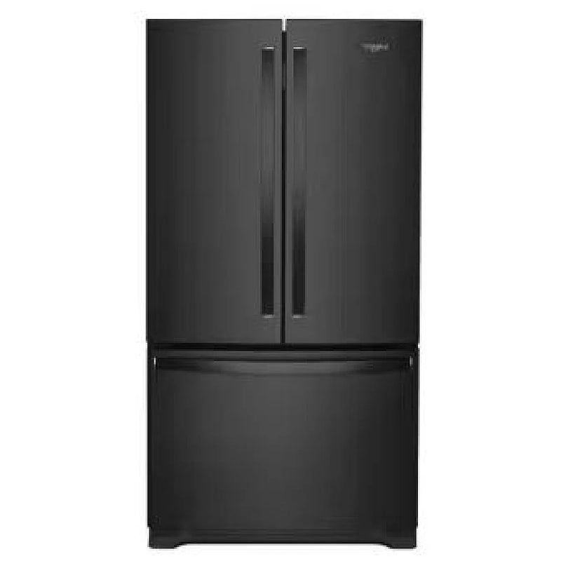 Whirlpool WRFC2036RB French Door Refrigerator, 36 inch Width, 20 cu. ft. Capacity, Counter Depth, Water Dispenser (Interior), Ice Dispenser (Freezer Located), ENERGY STAR Certified, Black colour