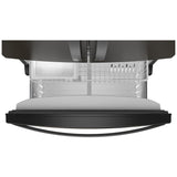 Whirlpool WRFC2036RV French Door Refrigerator, 36 inch Width, 20 cu. ft. Capacity, Counter Depth, Water Dispenser (Interior), Ice Dispenser (Freezer Located), ENERGY STAR Certified, Black Stainless Steel colour