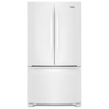 Whirlpool WRFC2036RW French Door Refrigerator, 36 inch Width, 20 cu. ft. Capacity, Counter Depth, Water Dispenser (Interior), Ice Dispenser (Freezer Located), ENERGY STAR Certified, White colour