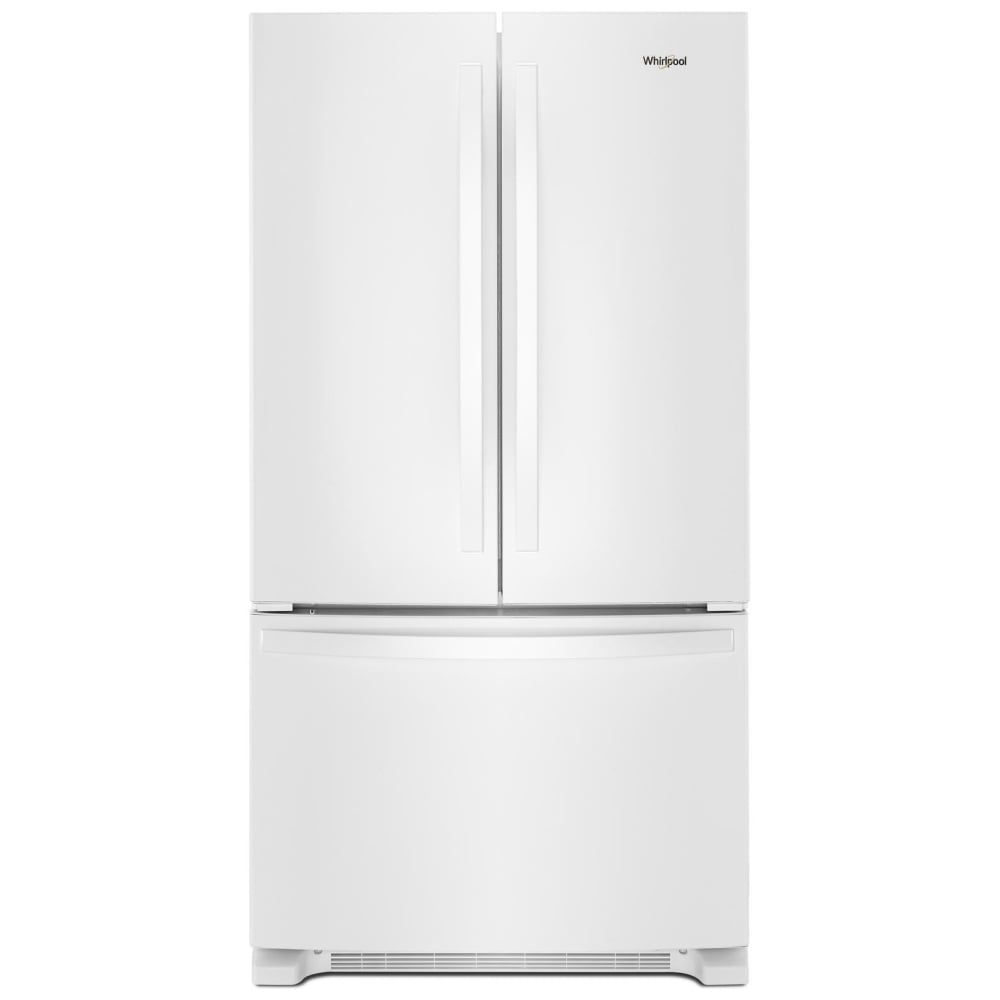 Whirlpool WRFC2036RW French Door Refrigerator, 36 inch Width, 20 cu. ft. Capacity, Counter Depth, Water Dispenser (Interior), Ice Dispenser (Freezer Located), ENERGY STAR Certified, White colour