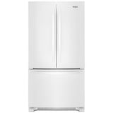 Whirlpool WRFC2036RW French Door Refrigerator, 36 inch Width, 20 cu. ft. Capacity, Counter Depth, Water Dispenser (Interior), Ice Dispenser (Freezer Located), ENERGY STAR Certified, White colour