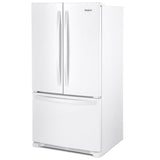 Whirlpool WRFC2036RW French Door Refrigerator, 36 inch Width, 20 cu. ft. Capacity, Counter Depth, Water Dispenser (Interior), Ice Dispenser (Freezer Located), ENERGY STAR Certified, White colour