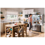 Whirlpool WRFC2036RW French Door Refrigerator, 36 inch Width, 20 cu. ft. Capacity, Counter Depth, Water Dispenser (Interior), Ice Dispenser (Freezer Located), ENERGY STAR Certified, White colour