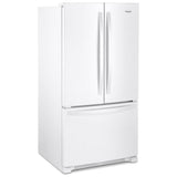 Whirlpool WRFC2036RW French Door Refrigerator, 36 inch Width, 20 cu. ft. Capacity, Counter Depth, Water Dispenser (Interior), Ice Dispenser (Freezer Located), ENERGY STAR Certified, White colour