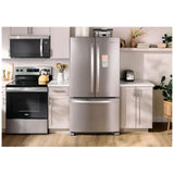 Whirlpool WRFC2036RZ French Door Refrigerator, 36 inch Width, 20 cu. ft. Capacity, Counter Depth, Water Dispenser (Interior), Ice Dispenser (Freezer Located), ENERGY STAR Certified, Stainless Steel colour