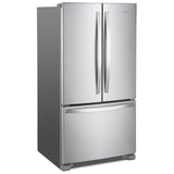 Whirlpool WRFC2036RZ French Door Refrigerator, 36 inch Width, 20 cu. ft. Capacity, Counter Depth, Water Dispenser (Interior), Ice Dispenser (Freezer Located), ENERGY STAR Certified, Stainless Steel colour