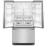 Whirlpool WRFC2036RZ French Door Refrigerator, 36 inch Width, 20 cu. ft. Capacity, Counter Depth, Water Dispenser (Interior), Ice Dispenser (Freezer Located), ENERGY STAR Certified, Stainless Steel colour