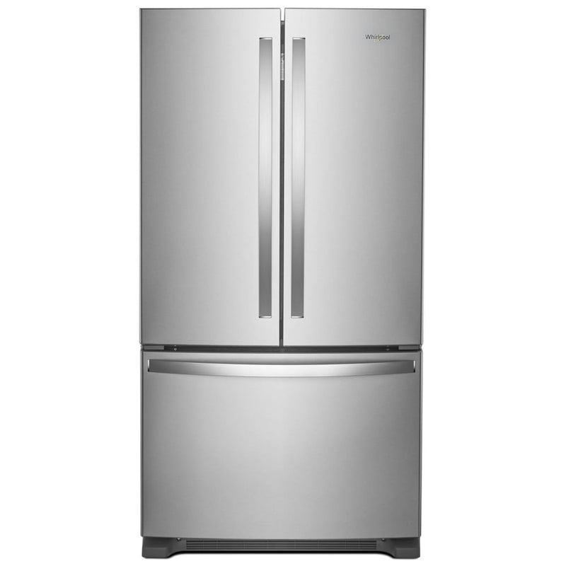 Whirlpool WRFC2036RZ French Door Refrigerator, 36 inch Width, 20 cu. ft. Capacity, Counter Depth, Water Dispenser (Interior), Ice Dispenser (Freezer Located), ENERGY STAR Certified, Stainless Steel colour