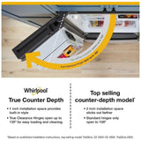 Whirlpool WRFC3036RV 36" Counter Depth 3-Door French Door Refrigerator 24 cu. ft.