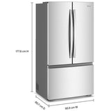 Whirlpool WRFC3036RZ 36inch, True Counter Depth French Door Refrigerator 24 cu. ft.