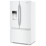 Whirlpool WRFC5036RV French Door Refrigerator, 36 inch Width, 23.4 cu. ft. Capacity, Counter Depth, Water Dispenser (Exterior), Ice Dispenser (Thru Door), ENERGY STAR Certified, Black Stainless colour