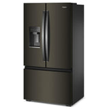 Whirlpool WRFC5036RW French Door Refrigerator, 36 inch Width, 23.4 cu. ft. Capacity, Counter Depth, Water Dispenser (Exterior), Ice Dispenser (Thru Door), ENERGY STAR Certified, White colour