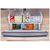 Whirlpool WRFC5236RZ French Door Refrigerator, 36 inch Width, 23 cu. ft. Capacity, Counter Depth, Water Dispenser (Exterior), Ice Dispenser (Thru Door), ENERGY STAR Certified, Fingerprint-Resistant Stainless Finish colour