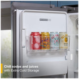 Whirlpool WRFC7036RZ French Door Refrigerator, 36 inch Width, 23.4 cu. ft. Capacity, Counter Depth, Water Dispenser (Exterior), Ice Dispenser (Thru Door), ENERGY STAR Certified, Fingerprint-Resistant Stainless colour