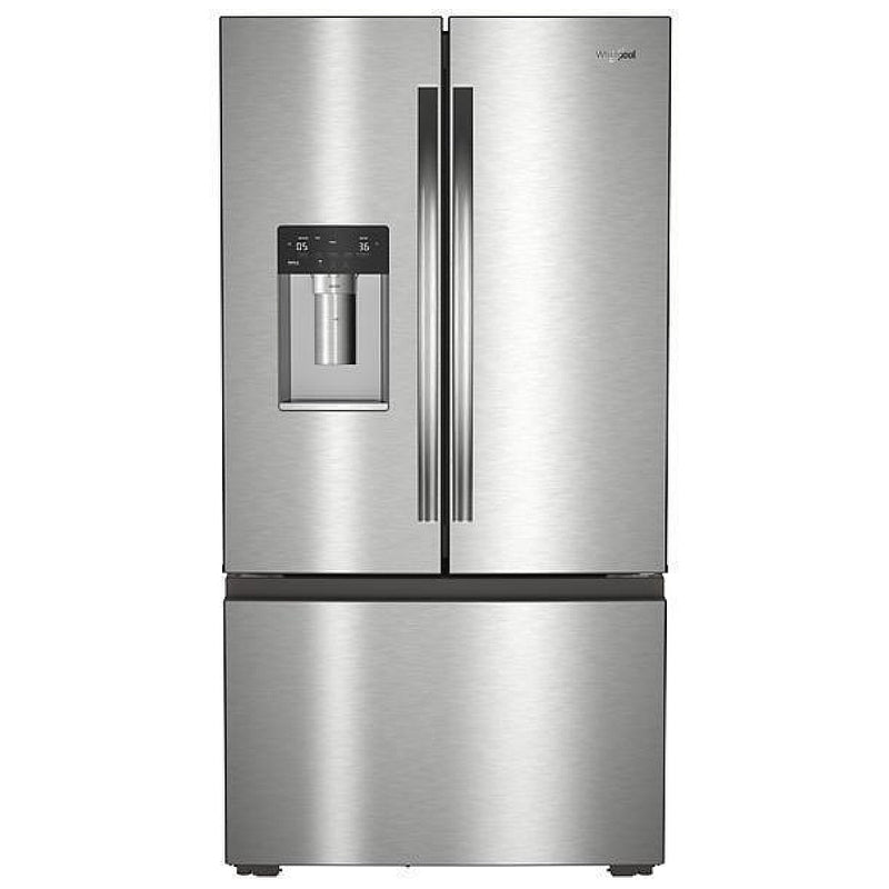 Whirlpool WRFC7036RZ French Door Refrigerator, 36 inch Width, 23.4 cu. ft. Capacity, Counter Depth, Water Dispenser (Exterior), Ice Dispenser (Thru Door), ENERGY STAR Certified, Fingerprint-Resistant Stainless colour