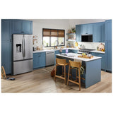 Whirlpool WRFC7036RZ French Door Refrigerator, 36 inch Width, 23.4 cu. ft. Capacity, Counter Depth, Water Dispenser (Exterior), Ice Dispenser (Thru Door), ENERGY STAR Certified, Fingerprint-Resistant Stainless colour