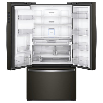 Whirlpool WRFC9636RV French Door Refrigerator, 36 inch Width, ENERGY STAR Certified, Counter Depth, 23.8 cu. ft. Capacity, Black Stainless Steel colour