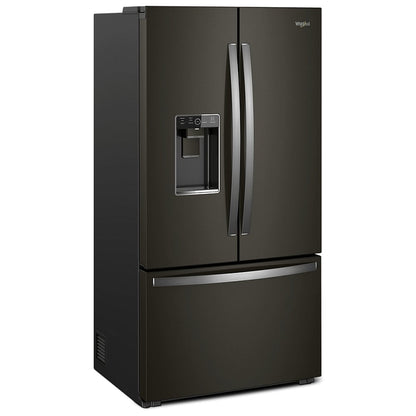 Whirlpool WRFC9636RV French Door Refrigerator, 36 inch Width, ENERGY STAR Certified, Counter Depth, 23.8 cu. ft. Capacity, Black Stainless Steel colour