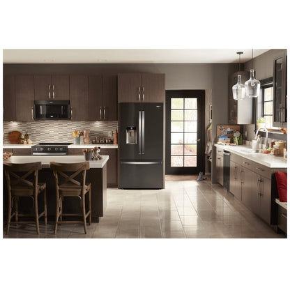 Whirlpool WRFC9636RV French Door Refrigerator, 36 inch Width, ENERGY STAR Certified, Counter Depth, 23.8 cu. ft. Capacity, Black Stainless Steel colour