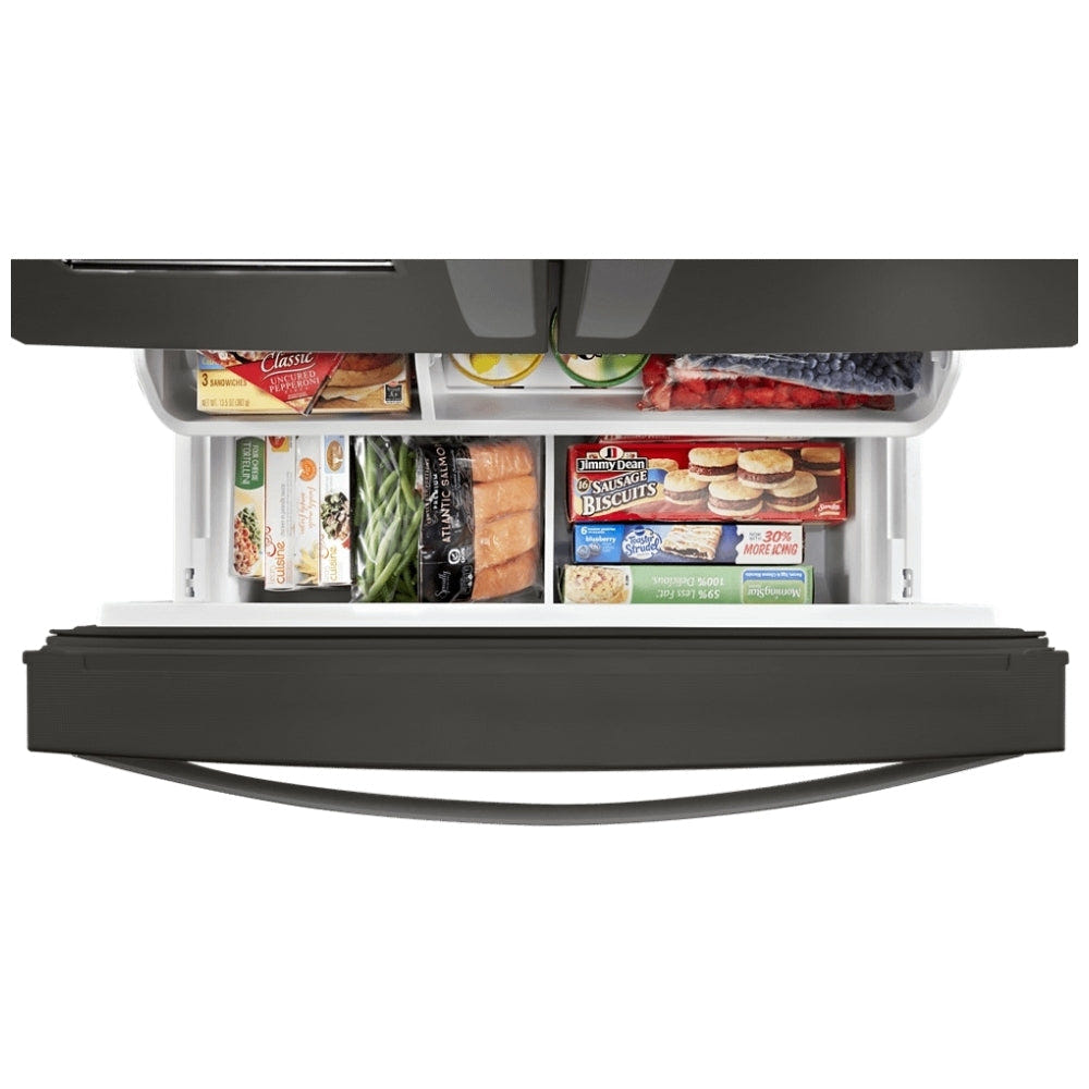 Whirlpool WRFC9636RV French Door Refrigerator, 36 inch Width, ENERGY STAR Certified, Counter Depth, 23.8 cu. ft. Capacity, Black Stainless Steel colour