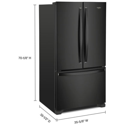Whirlpool WRFF3036RB French Door Refrigerator