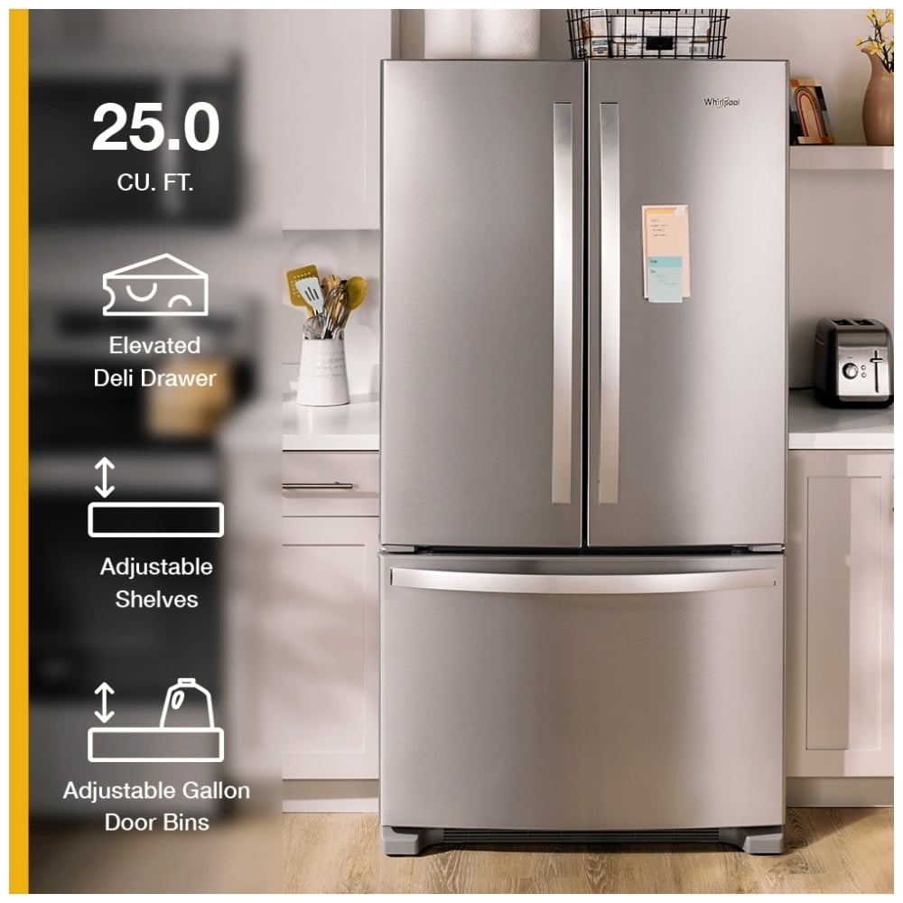 Whirlpool WRFF3036RW French Door Refrigerator