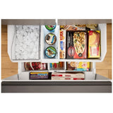 Whirlpool WRFF3136SZ French Door Refrigerator, 36 inch Width, 31 cu. ft. Capacity, Ice Dispenser (Freezer Located), ENERGY STAR Certified, FingerPrint Resistant Stainless Steel colour