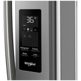 Whirlpool WRFF3136SZ French Door Refrigerator, 36 inch Width, 31 cu. ft. Capacity, Ice Dispenser (Freezer Located), ENERGY STAR Certified, FingerPrint Resistant Stainless Steel colour