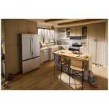 Whirlpool WRFF3136SZ French Door Refrigerator, 36 inch Width, 31 cu. ft. Capacity, Ice Dispenser (Freezer Located), ENERGY STAR Certified, FingerPrint Resistant Stainless Steel colour