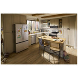 Whirlpool WRFF3136SZ French Door Refrigerator, 36 inch Width, 31 cu. ft. Capacity, Ice Dispenser (Freezer Located), ENERGY STAR Certified, FingerPrint Resistant Stainless Steel colour