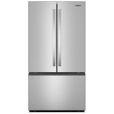 Whirlpool WRFF3136SZ French Door Refrigerator, 36 inch Width, ENERGY STAR Certified, 31 cu. ft. Capacity, Ice Dispenser (Freezer Located), FingerPrint Resistant Stainless Steel colour