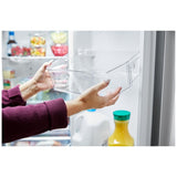 Whirlpool WRFF3136SZ French Door Refrigerator, 36 inch Width, 31 cu. ft. Capacity, Ice Dispenser (Freezer Located), ENERGY STAR Certified, FingerPrint Resistant Stainless Steel colour