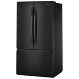 Whirlpool WRFF3336SB French Door Refrigerator, 36 inch Width, 31 cu. ft. Capacity, Water Dispenser (Interior), Ice Dispenser (Freezer Located), ENERGY STAR Certified, Black colour