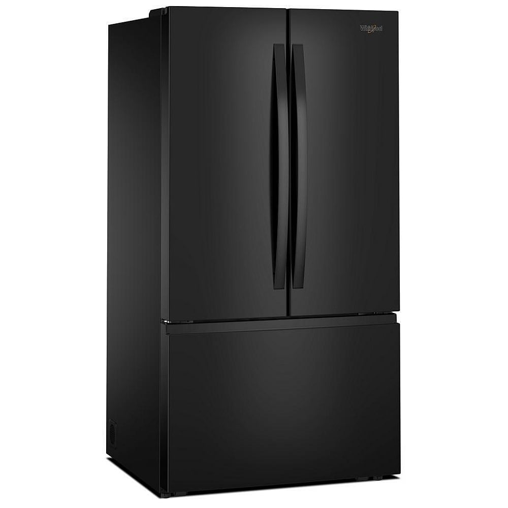 Whirlpool WRFF3336SB French Door Refrigerator, 36 inch Width, ENERGY STAR Certified, 31 cu. ft. Capacity, Water Dispenser (Interior), Ice Dispenser (Freezer Located), Black colour
