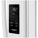 Whirlpool WRFF3336SW French Door Refrigerator, 36 inch Width, 31 cu. ft. Capacity, Water Dispenser (Interior), Ice Dispenser (Freezer Located), ENERGY STAR Certified, White colour