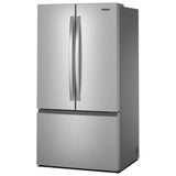 Whirlpool WRFF3336SZ French Door Refrigerator, 36 inch Width, 31 cu. ft. Capacity, Water Dispenser (Interior), Ice Dispenser (Freezer Located), ENERGY STAR Certified, FingerPrint Resistant Stainless Steel colour