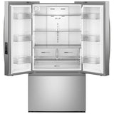 Whirlpool WRFF3336SZ French Door Refrigerator, 36 inch Width, 31 cu. ft. Capacity, Water Dispenser (Interior), Ice Dispenser (Freezer Located), ENERGY STAR Certified, FingerPrint Resistant Stainless Steel colour