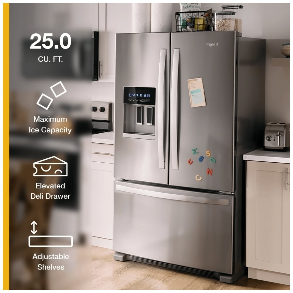 Whirlpool WRFF3436RB French Door Refrigerator