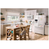 Whirlpool WRFF3436RW French Door Refrigerator, 36 inch Width, 24.7 cu. ft. Capacity, Water Dispenser (Exterior), Ice Dispenser (Thru Door), ENERGY STAR Certified, White colour