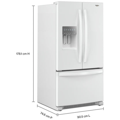 Whirlpool WRFF3436RW French Door Refrigerator