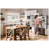 Whirlpool WRFF3436RZ French Door Refrigerator, 36 inch Width, 24.7 cu. ft. Capacity, Water Dispenser (Exterior), Ice Dispenser (Thru Door), ENERGY STAR Certified, Stainless Steel colour