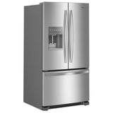 Whirlpool WRFF3436RZ French Door Refrigerator, 36 inch Width, 24.7 cu. ft. Capacity, Water Dispenser (Exterior), Ice Dispenser (Thru Door), ENERGY STAR Certified, Stainless Steel colour