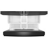 Whirlpool WRFF3536SV French Door Refrigerator, 36 inch Width, 30 cu. ft. Capacity, Water Dispenser (Exterior), Ice Dispenser (Thru Door), ENERGY STAR Certified, FingerPrint Resistant Black Stainless Steel colour