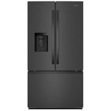 Whirlpool WRFF3536SV French Door Refrigerator, 36 inch Width, 30 cu. ft. Capacity, Water Dispenser (Exterior), Ice Dispenser (Thru Door), ENERGY STAR Certified, FingerPrint Resistant Black Stainless Steel colour