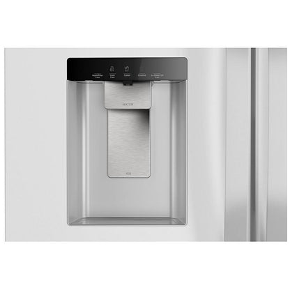 Whirlpool WRFF3536SW French Door Refrigerator, 36 inch Width, ENERGY STAR Certified, 30 cu. ft. Capacity, Water Dispenser (Exterior), Ice Dispenser (Thru Door), White colour